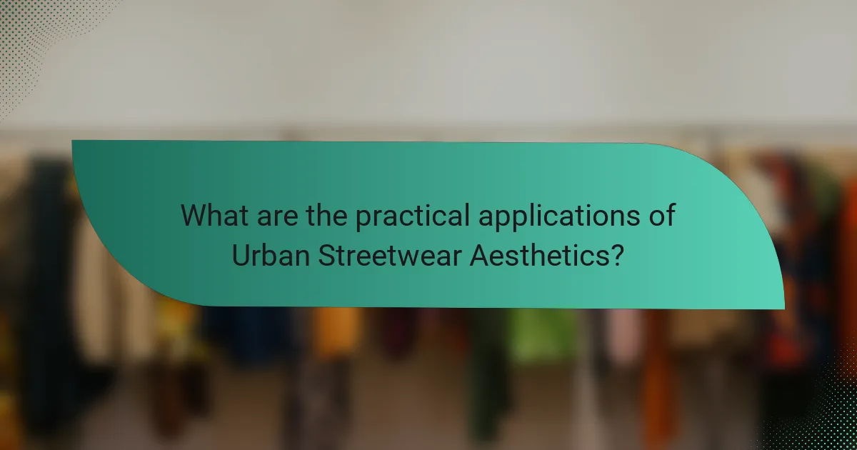 What are the practical applications of Urban Streetwear Aesthetics?