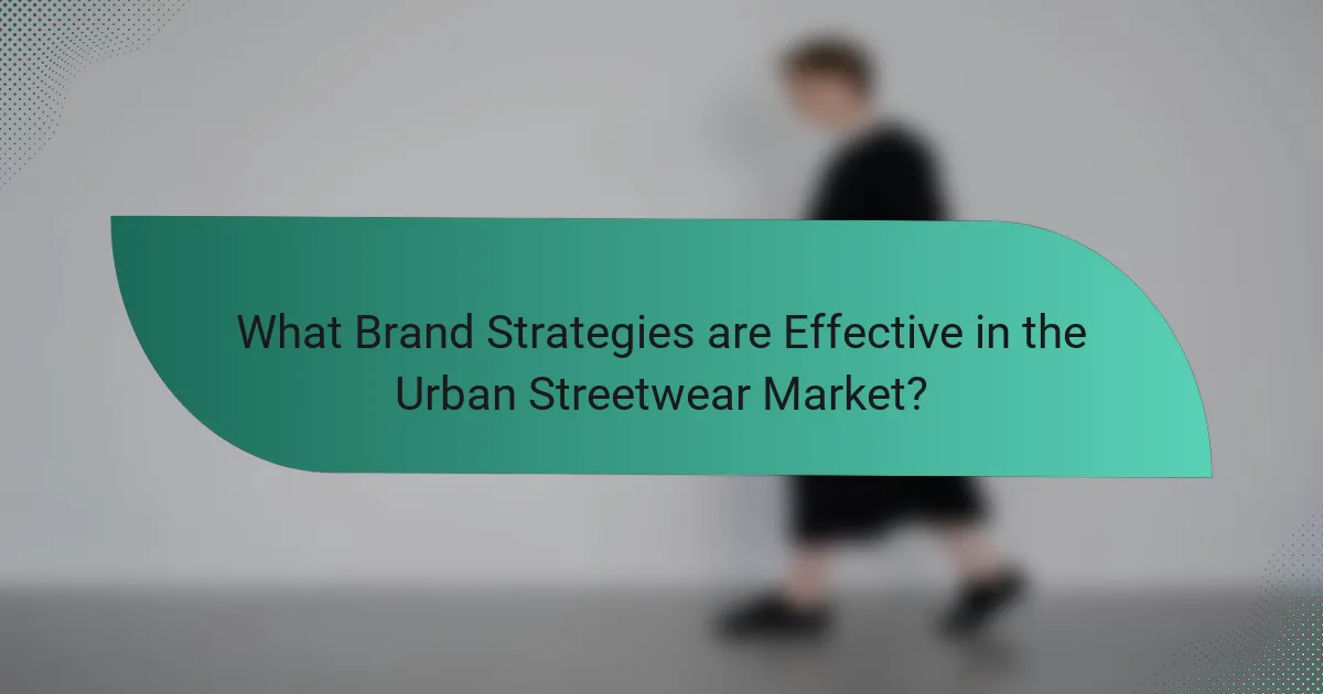 What Brand Strategies are Effective in the Urban Streetwear Market?